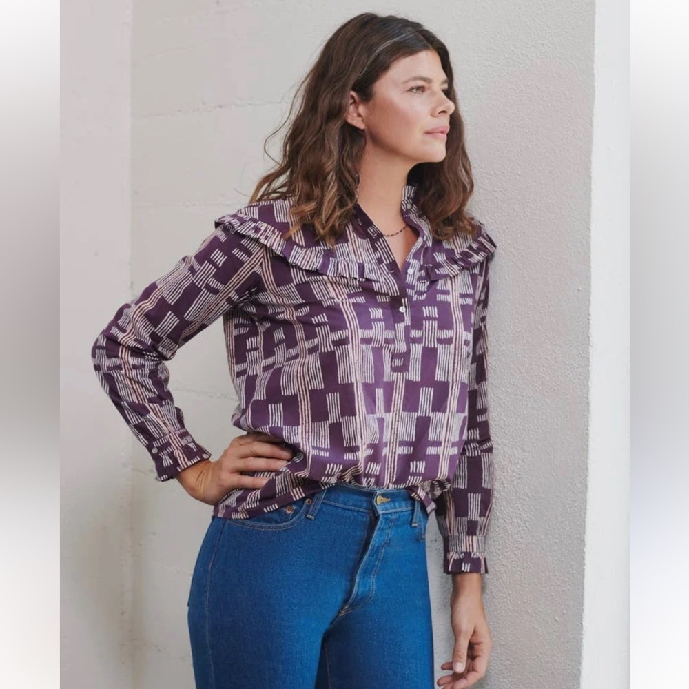 WVN. Nicolette Organic Cotton Top Size X-Large NWT